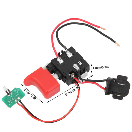 DCJZ1201 Drill Trigger Switch Electric Power Tool Switch, 6.13.11.8cm 2