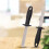 2Pc Double-Sided Diamond Files Sharpening Stone Tool 400/1000 Grit Ergonomic Handle For Chisel Scissor Blade Sharpener Hand Tools Black Silver 5