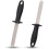 2Pc Double-Sided Diamond Files Sharpening Stone Tool 400/1000 Grit Ergonomic Handle For Chisel Scissor Blade Sharpener Hand Tools Black Silver 4