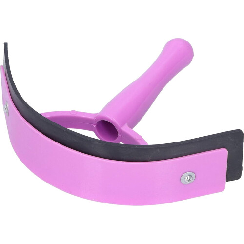 Horse Sweat Scraper Brush Ergonomic Effective Handheld Soft Grip Plastic Rubber 1
