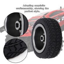 4 Stück RC-Auto-Reifen für WLtoys 1/28 K989-53 Aluminium-Titanfarben, 30mm