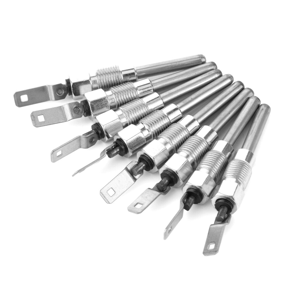 8Pcs Universal Ignition Spark Plug Set For Gmc 6.5L & 6.2L Silver 8721360849109