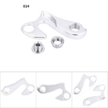 Aluminium Alloy Rear Gear Derailleur Hanger for Bikes, Silver, #014