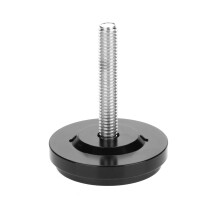 Bicycle Stem Top Cap Computer Mount for Garmin, Bryton, CatEye, 28.6mm Black