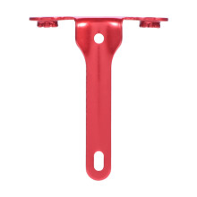 Mountain Bike CO2 Cartridge Holder Red 8.5x7.2cm Lightweight Durable