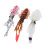 3 Stück Tiefsee Soft-Squid Köder – PVC, Braun/Pink/Weiß, 80g 16