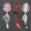 3 Stück Tiefsee Soft-Squid Köder – PVC, Braun/Pink/Weiß, 80g 4