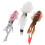 3 Stück Tiefsee Soft-Squid Köder – PVC, Braun/Pink/Weiß, 80g 14