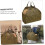 Fire Pit Logs Carrier Canvas Camping Kitchen Storage Bag Easy Handling 3