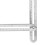 Stainless Steel Four-Sided Folding Measuring Ruler, Multi-Angle Template 12"x6.9" 8