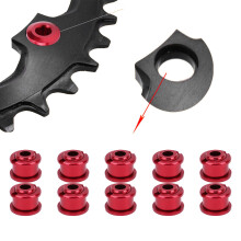 10Pcs Aluminum Alloy Chainring Bolts 4.9MM for Mountain & Road Bikes