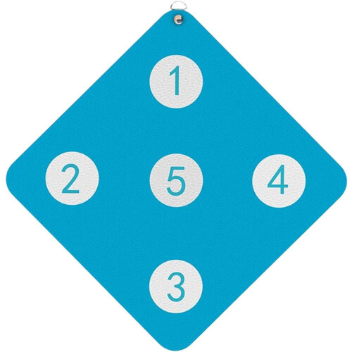 Wall Mounted Fencing Target for Training with PU Leather Design 1