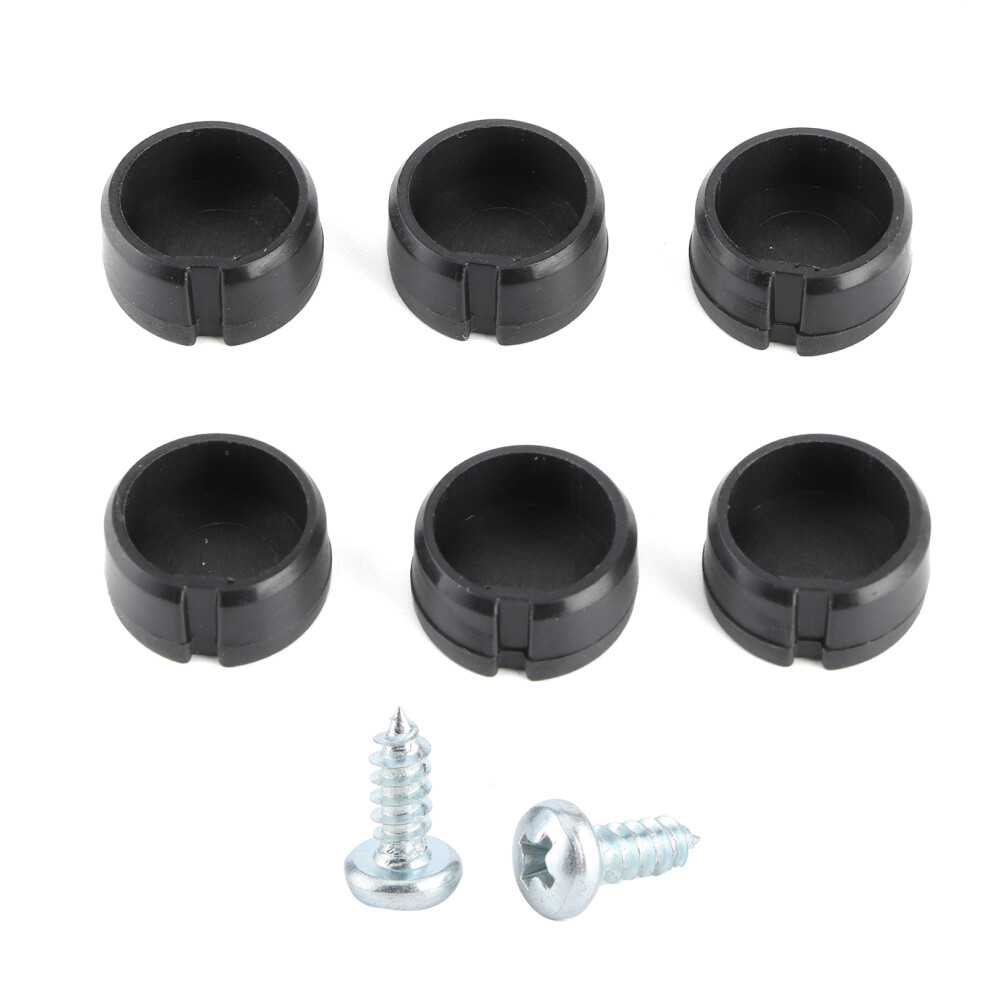 6Pcs Abs Threshold Caps Fit For Transporter T5 T5.1 T6 Black 4641360862578
