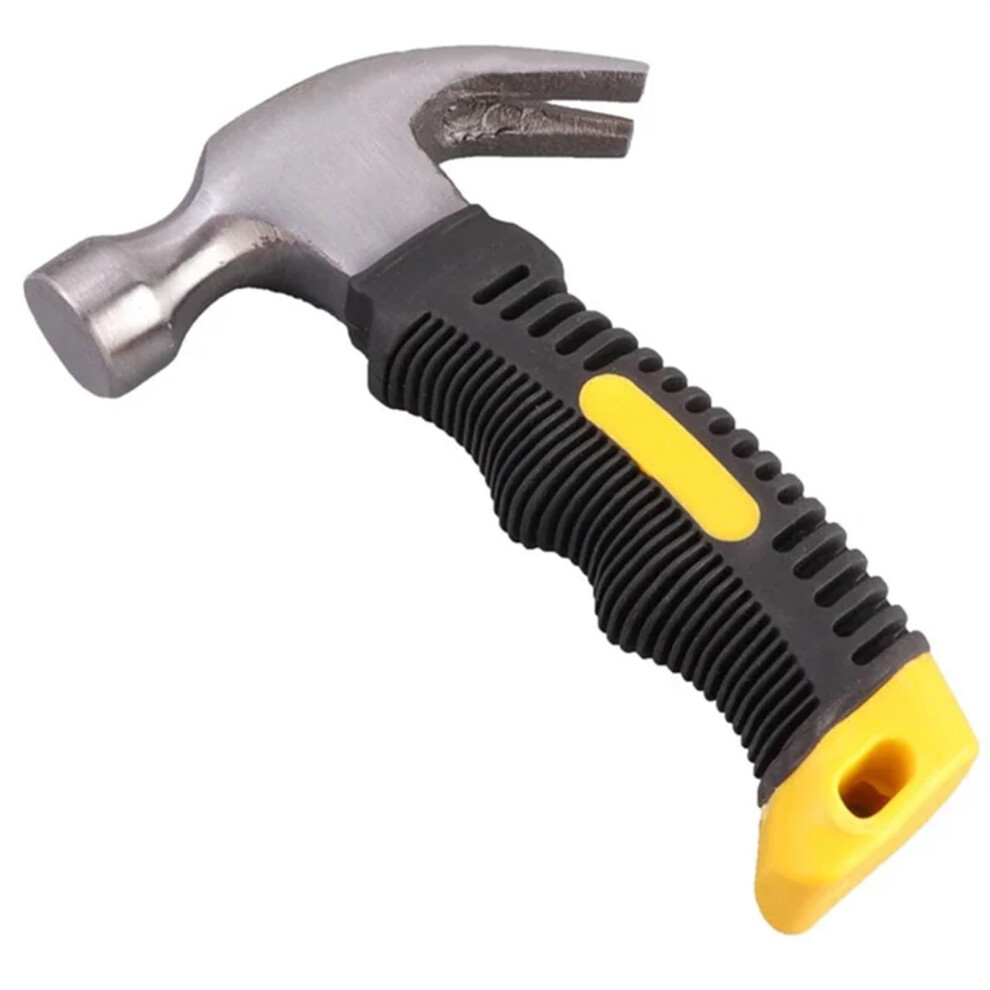 Claw Hammer Multifunctional Mini Ramshorn Hammer 160 Mm Engineering Handle Lightweight Portable Carpentry Window Breaking Hand Tools Home 1Pc 9323874951508