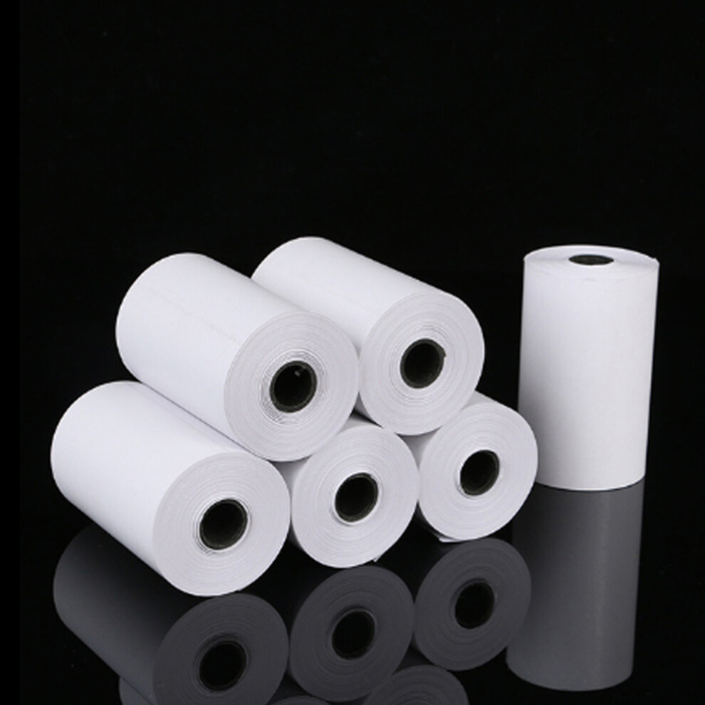 57x25mm Thermal Paper Rolls for Pocket Printers (5 Rolls)