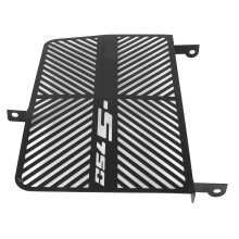 Schwarzes Edelstahl-Motorradkühlergitter für GSX-S750 2015-2017