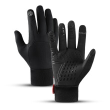 Winter wasserdichte, winddichte Fahrrad-, Ski- und Sportschuhe, Schwarz, M/L/XL