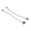 Car Cargo Tie Down String for Ford Focus MK3 Parcel Shelf Fixing Cord 15