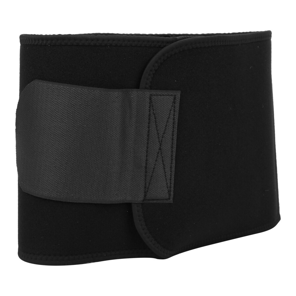 Nylon Elastic Waist Support Belt, Breathable Black, 110x20 cm