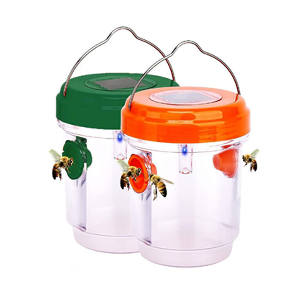 2pcs Insect Trap, with Model, Balcony Outdoor Wasp Yard, Garden,
