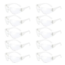 10Pcs Kid Glasses Protective Eyewears Children Protective Goggles Eye Protections For Work Lab Enduring Transparent