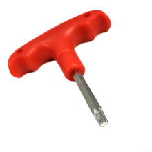 Non Slip T20 T Handle for Golf Wrench for Precision Torque and Secure Grip (t20 red)
