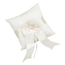 1pc Wedding Pillow Bowknot Decor for Ceremony Engagement and Proposal Charming Bearer Holder for Wedding Party and Anniversary Celebrations