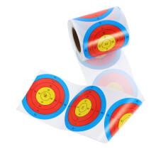 Fluorescent Target Stickers Pack Dark Shooting Practice Targets for Indoor Outdoor Air Practice