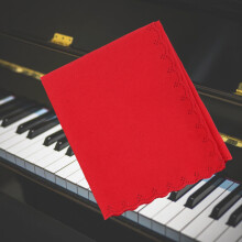 5er-Pack weiche Flanell-Musikinstrumenten-Reinigungstücher, 25x26cm
