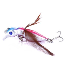 Plastic Fishing Bait Crank Bait Wobbler Topwaters Artificial Hard Bait Fishing Bait with Hook for Fishing