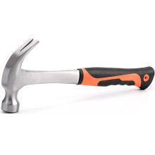 Unibody Steel Forged Structured Finishing Hammer with Non-Slip Handle Claw Hamme with Smooth Face Hammers Tools 290MM