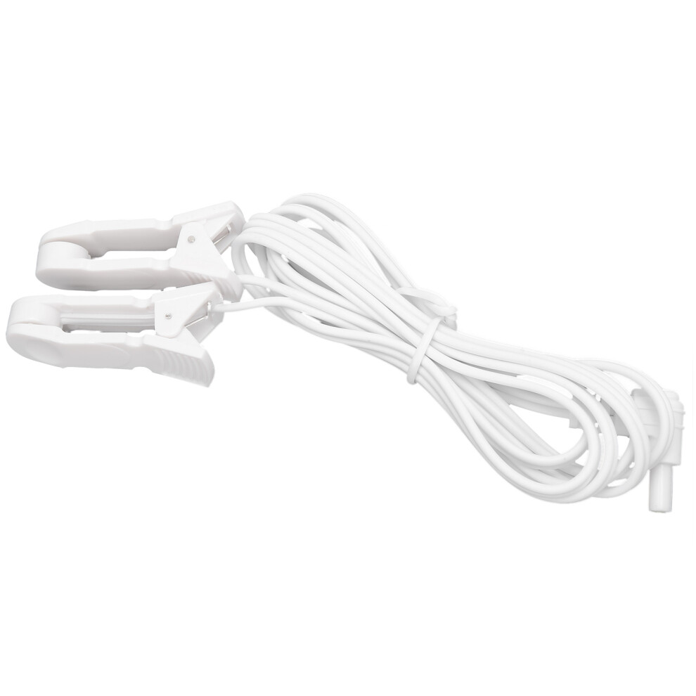5pcs 2.35mm Ear Clip Electrode Lead Wires 1.2m for TENS Unit
