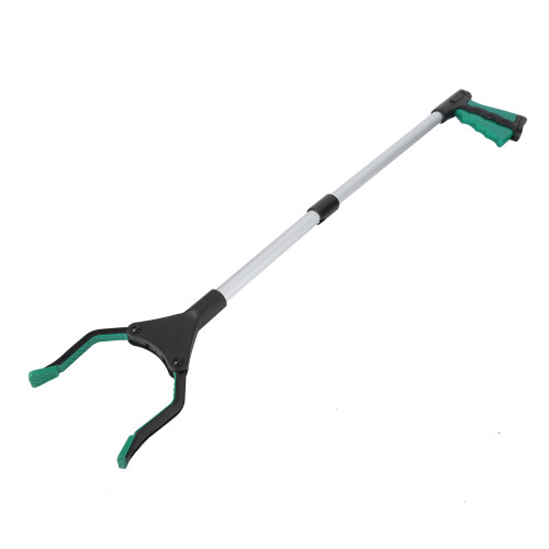 Lightweight 90 Rotating Folding Trash Grabber with Silver Tube 1