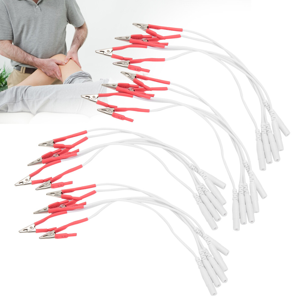 Versatile 20pcs Electrode Wires for Most TENS Therapy Machines