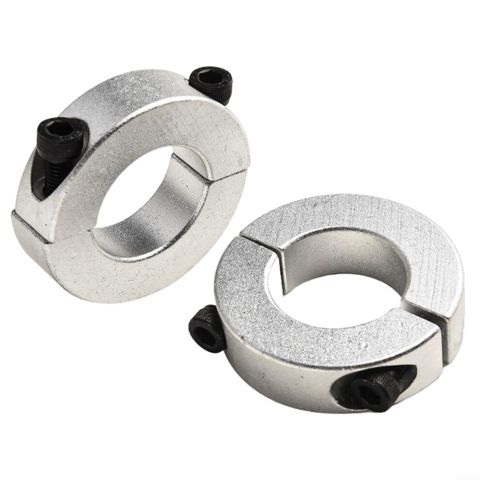 2Pcs Separate Optical Axis Fixing Ring Clamp Collar Double Split Inside Diameter Shaft Collar Clamp Type 20Mm-30Mm For Stoppers (20Mm) 9105992066544
