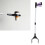 Portable Folding Picker Tool Purple Handle for High and Tight Spaces 12