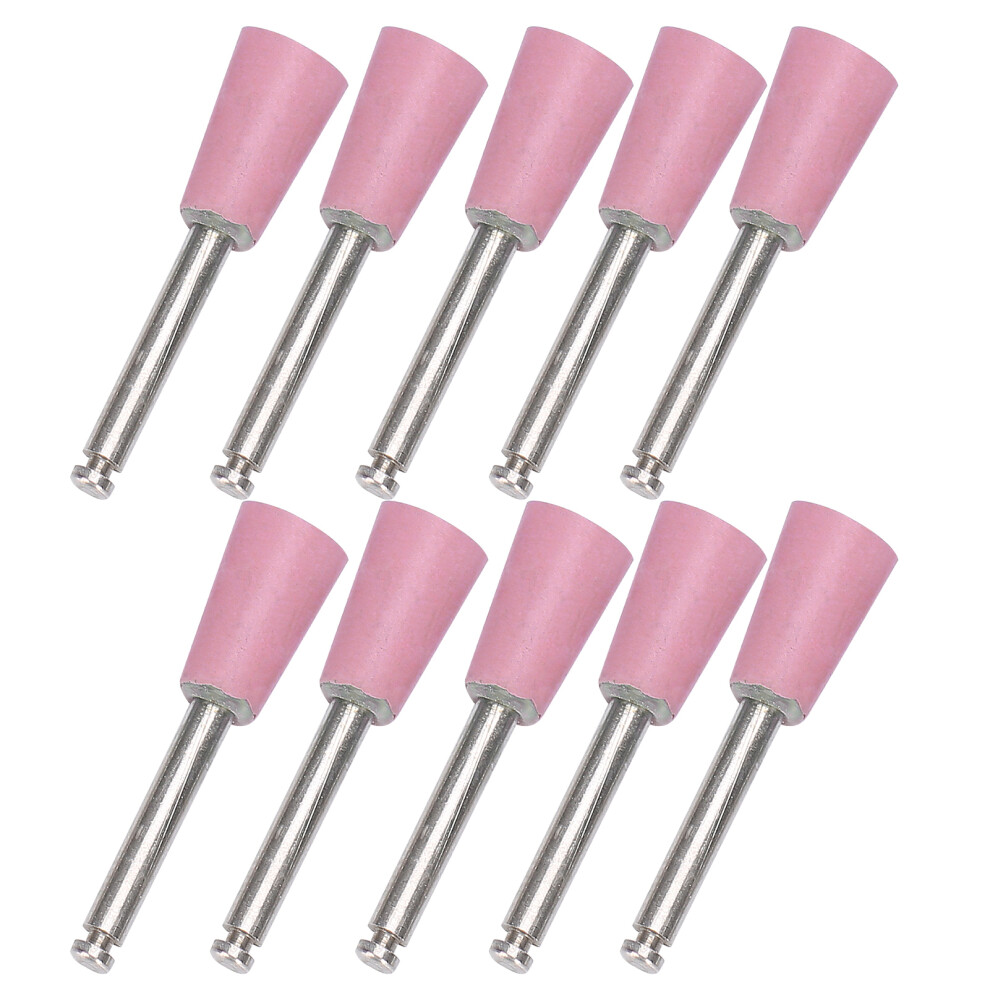 10Pcs Pink Cup Shape Dental Polishing Burs For Low Speed Handpieces 5051360893691