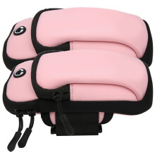 Wasserdichte Nylon-Handyatütasche für das Handy 10x19cm zum Laufen, Yoga, Fitness, Pink x2