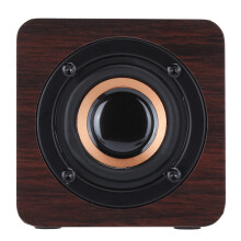 Portable Walnut Bluetooth Speaker, 3W, 6-8H Playtime