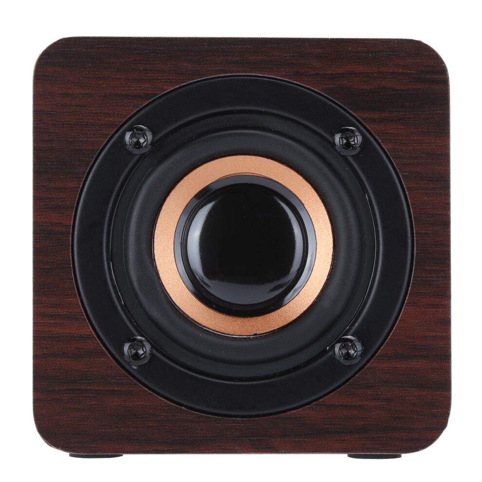 Portable Walnut Bluetooth Speaker, 3W, 6-8H Playtime Grain 7891360895114