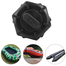 Robuster schwarzer PVC-Abschlussschlauch für aufblasbare Boote und Kajaks 1,5 Zoll