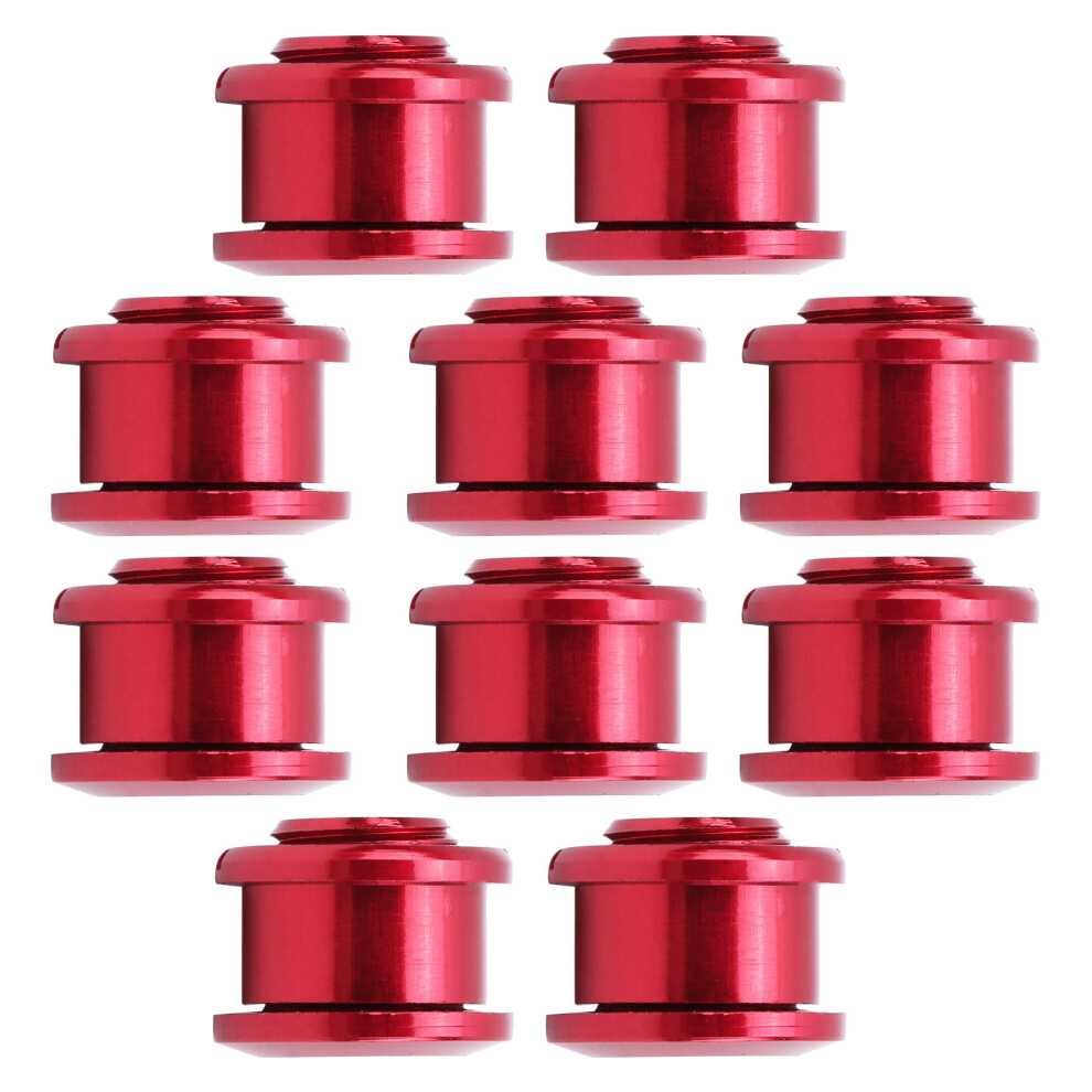 10Pcs Aluminum Alloy Chainring Bolts 4.9Mm For Mountain & Road Bike Red 9411360896089