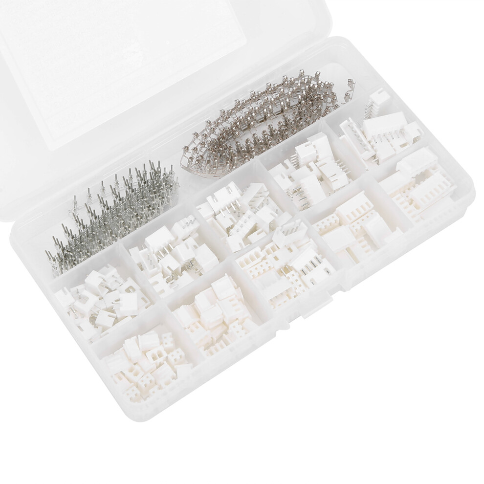 Jst Xh Male Female Wire Connectors 460Pcs 2-6 Pin Kit For Prototypes 7891360897668