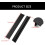 2Pcs Kitchen Stove Counter Gaps Covers T Shape Silicone Strips Stove Protector Pad Slit Black 5
