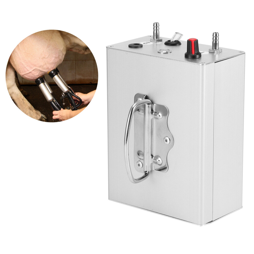 Pulsation Plug-In Electric Milking Pump for Cow, Sheep & Donkey, Aluminum Alloy, 16x12x7cm-image-OPC-PMYJDGD-NEW