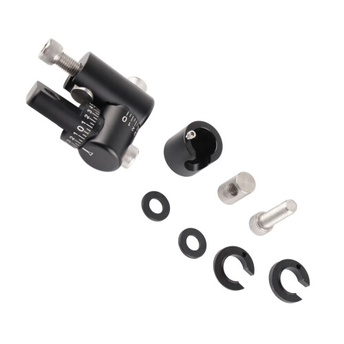 Adjustable Aluminum Single Sided V‑Bar Stabilizer for Compound Bow Black 200g 2