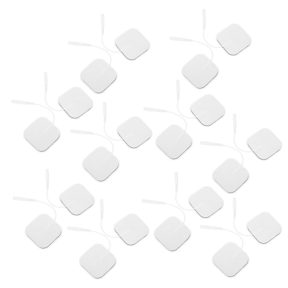 20pcs 5cm x 5cm TENS Electrode Pads for Physio TENS Massager and Pain Treatment