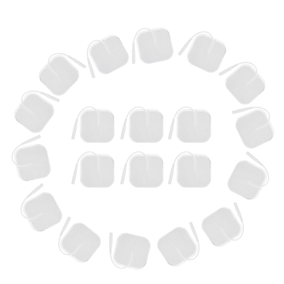 Durable 20pcs 4 x 4cm Tens Electrode Pads for TENS Massager