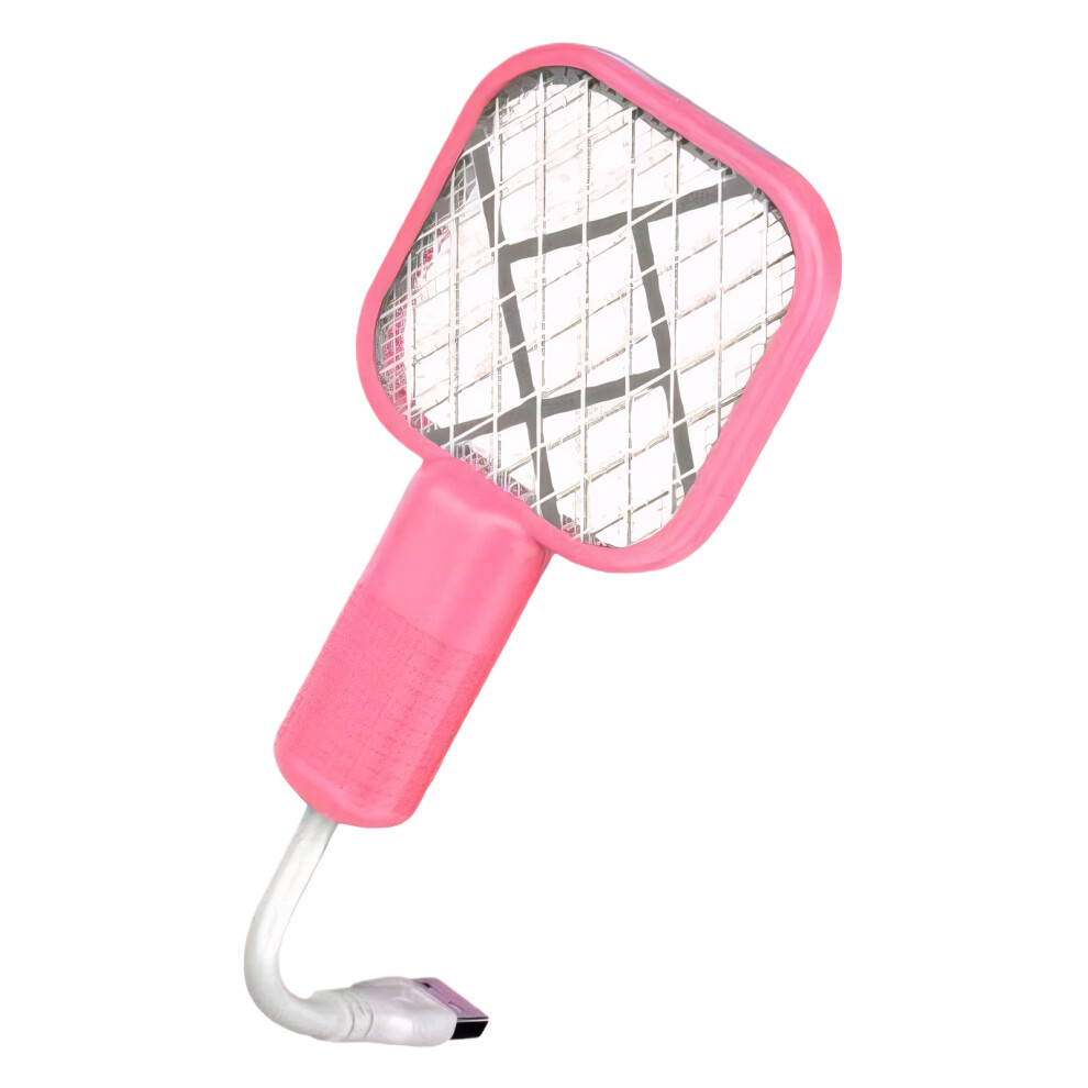 (pink) ABS Quick And Easy-To Electric Fly Swatter For Camping Fast-Acting-image-OPC-PMYJFNB-NEW