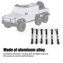 RC-Auto 6 Stück Tie Rods Verstellbare Servo-Links 47mm für 1/10 Buggy & Touring Car